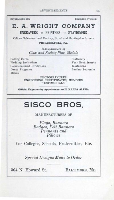 E. A. Wright Company Advertisement , February  1919